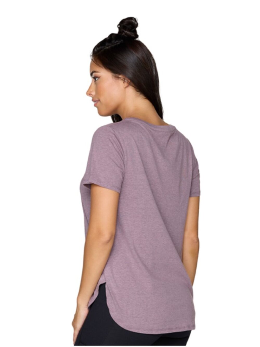 Colosseum Active - Women's Myla Solid Short Sleeve Tee in Mauve S - Picture 7 of 10